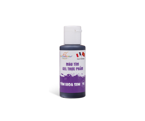 Màu Tím Hoa Sim Gel Thực Phẩm 28g