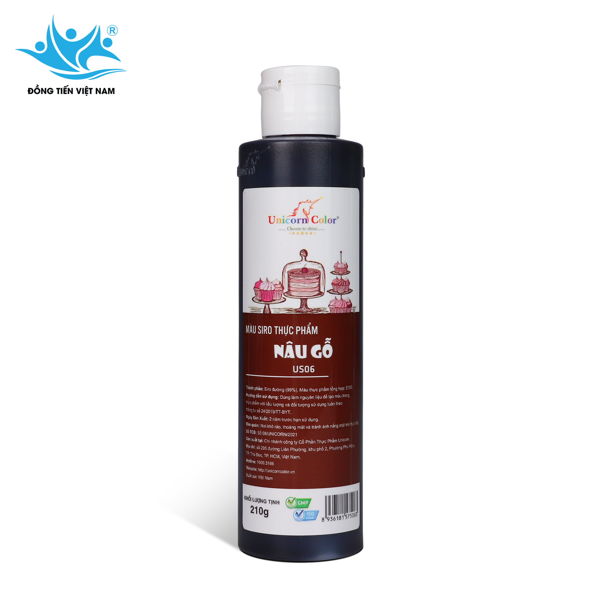 Tổng Hợp 24 Màu Unicorn 210g-Nâu Gỗ