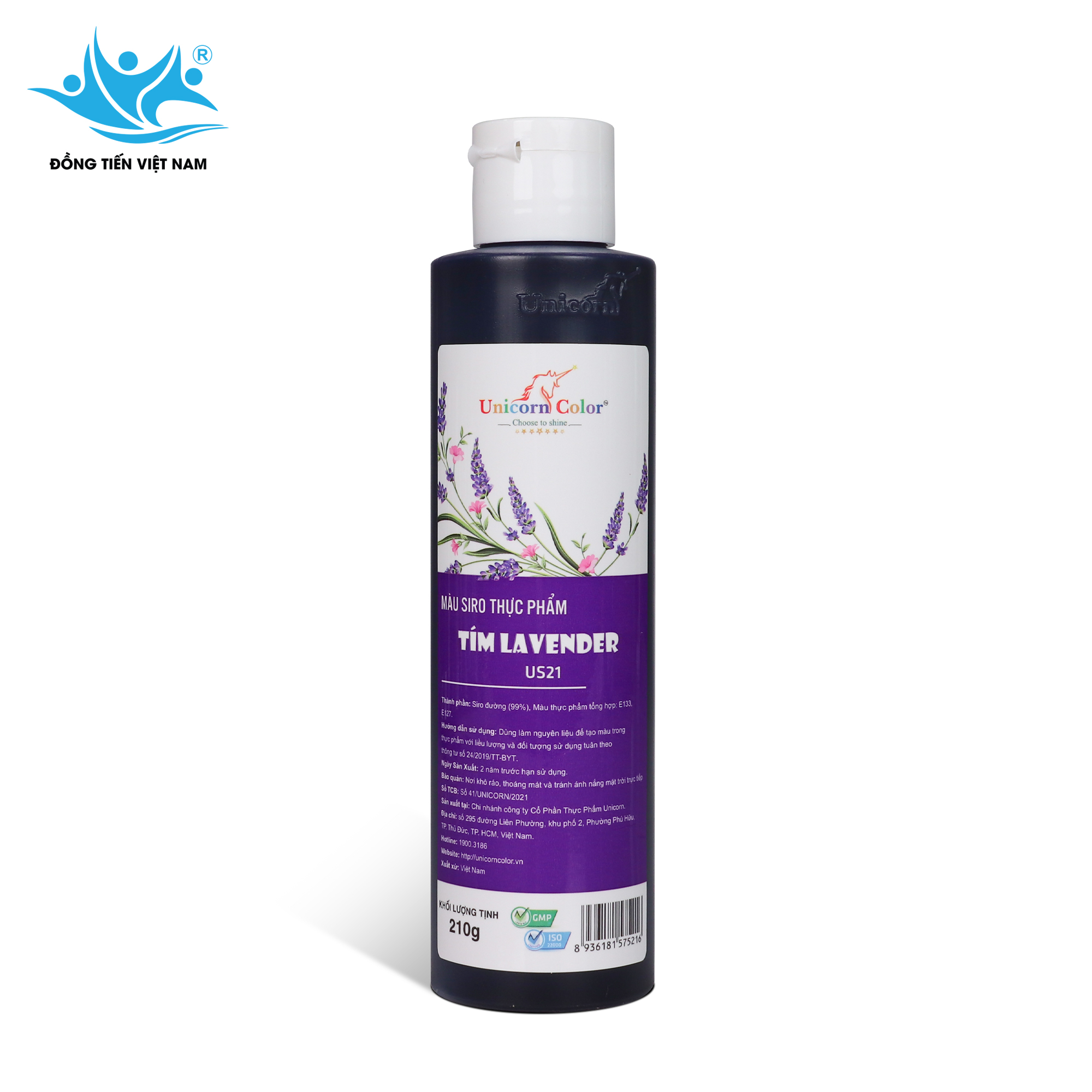 Tổng Hợp 24 Màu Unicorn 210g-Tím Lavender