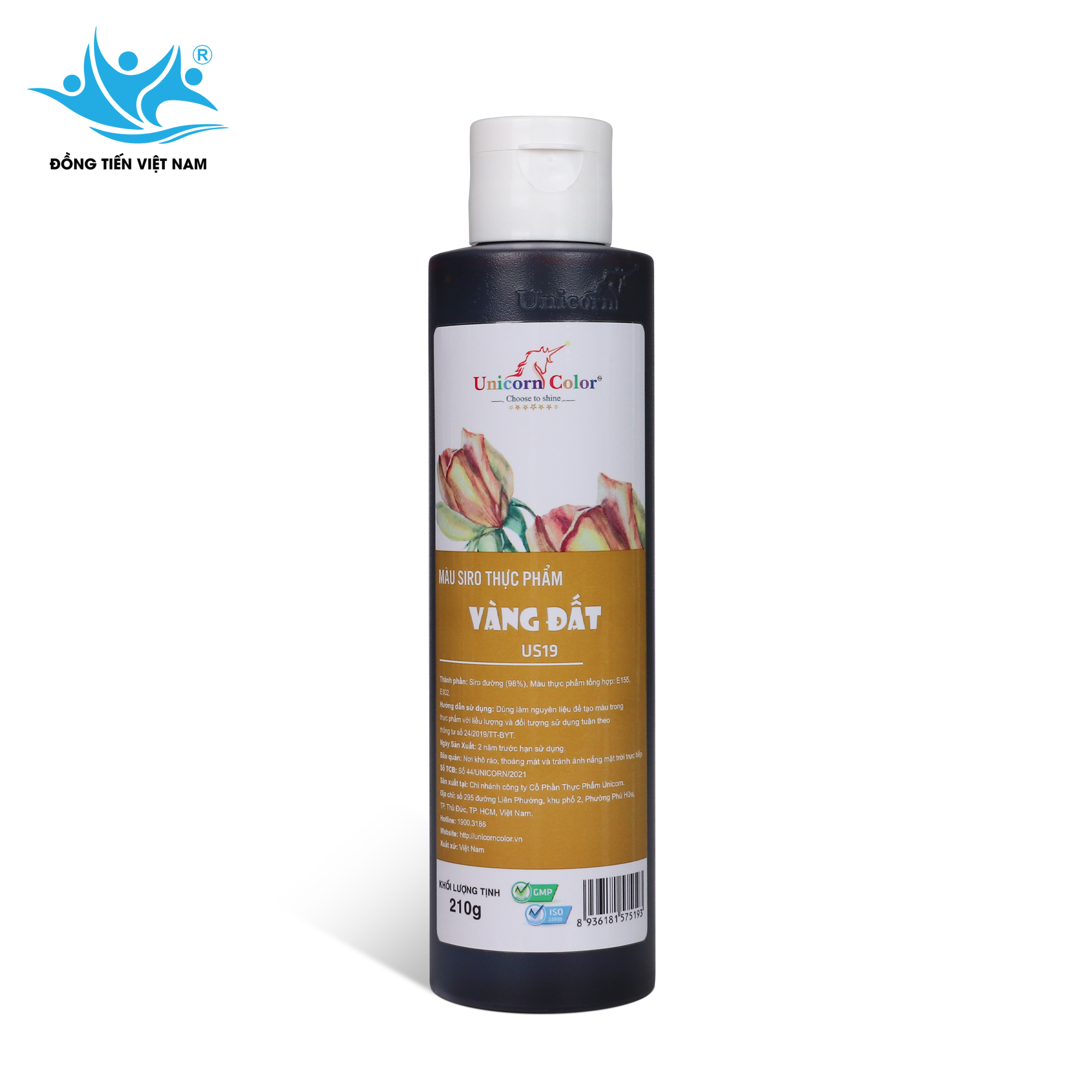 Tổng Hợp 24 Màu Unicorn 210g-Vàng Đất