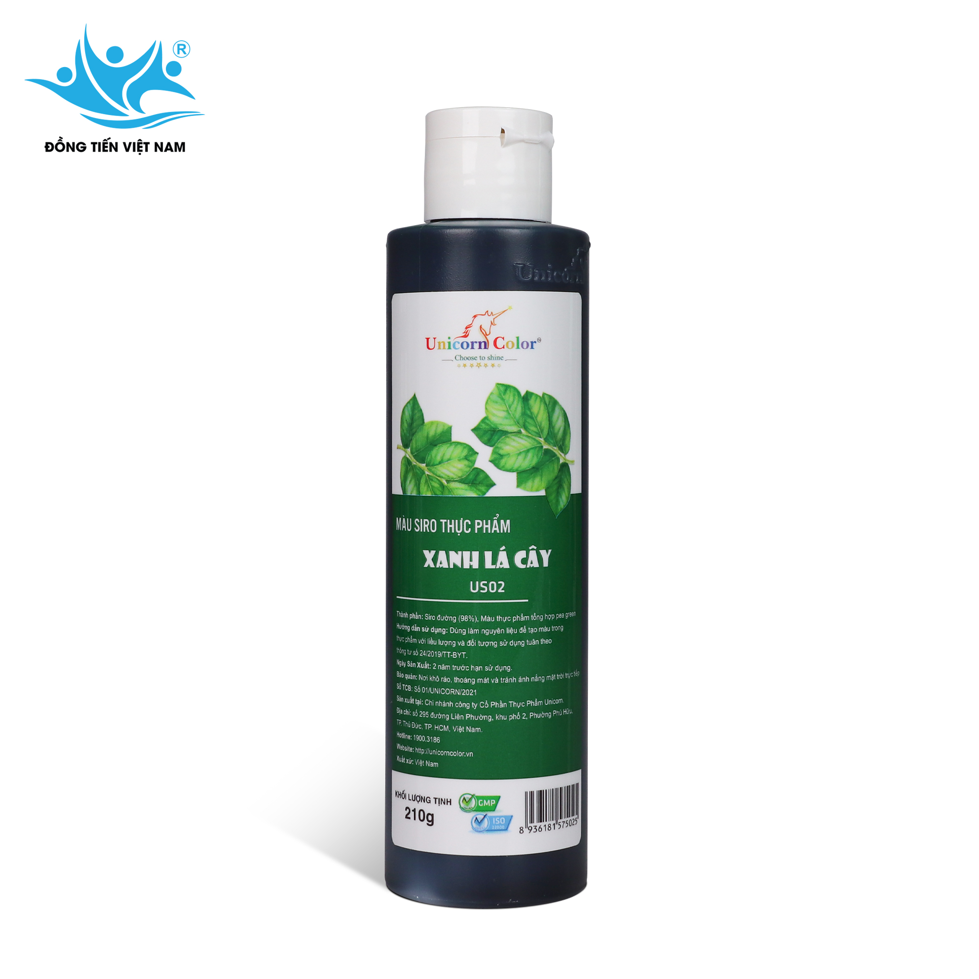 Tổng Hợp 24 Màu Unicorn 210g-Xanh Lá Cây