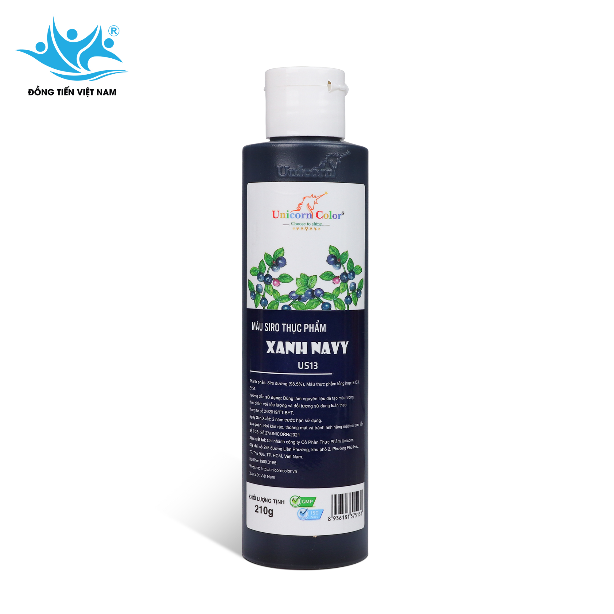 Tổng Hợp 24 Màu Unicorn 210g-Xanh Navy