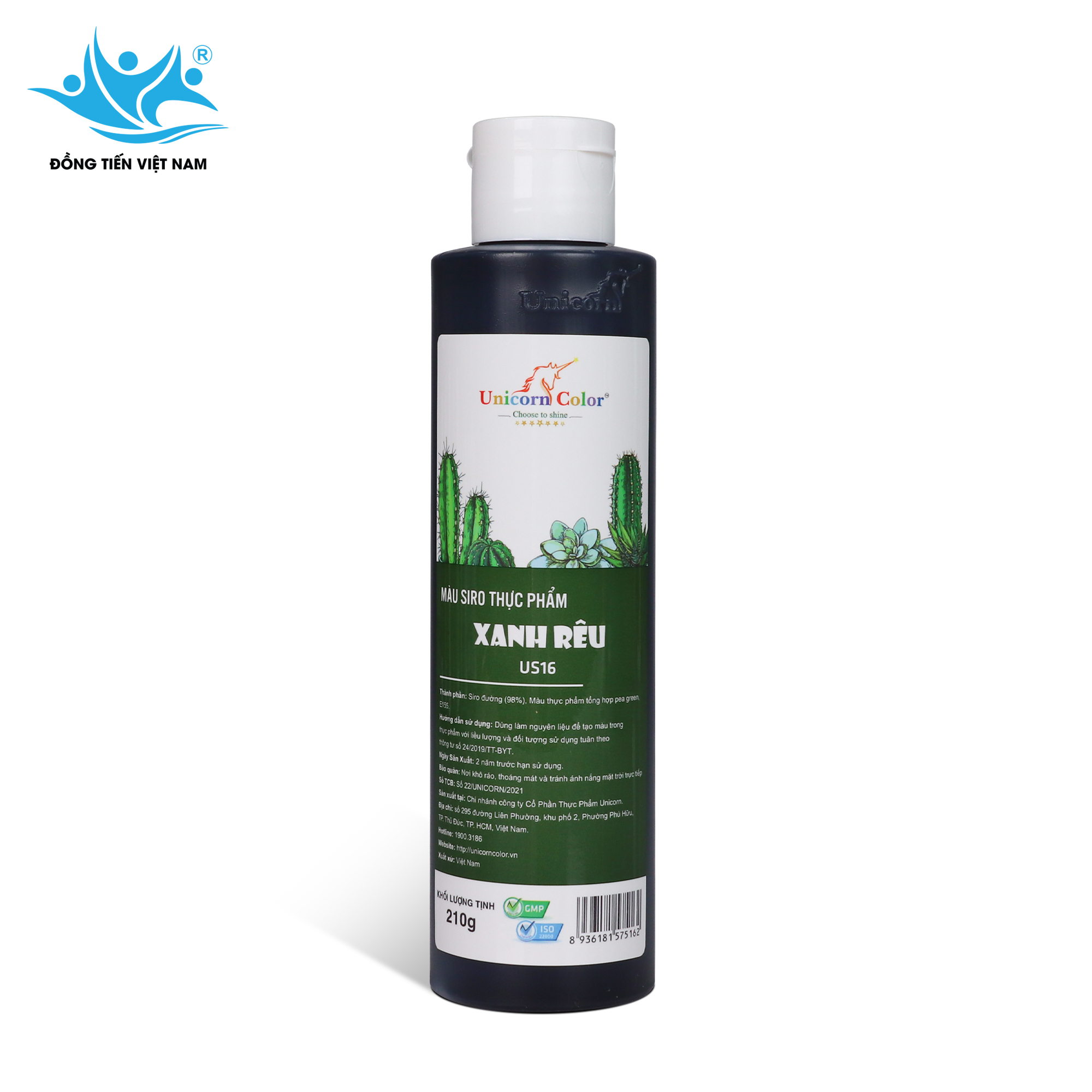 Tổng Hợp 24 Màu Unicorn 210g-Xanh Rêu