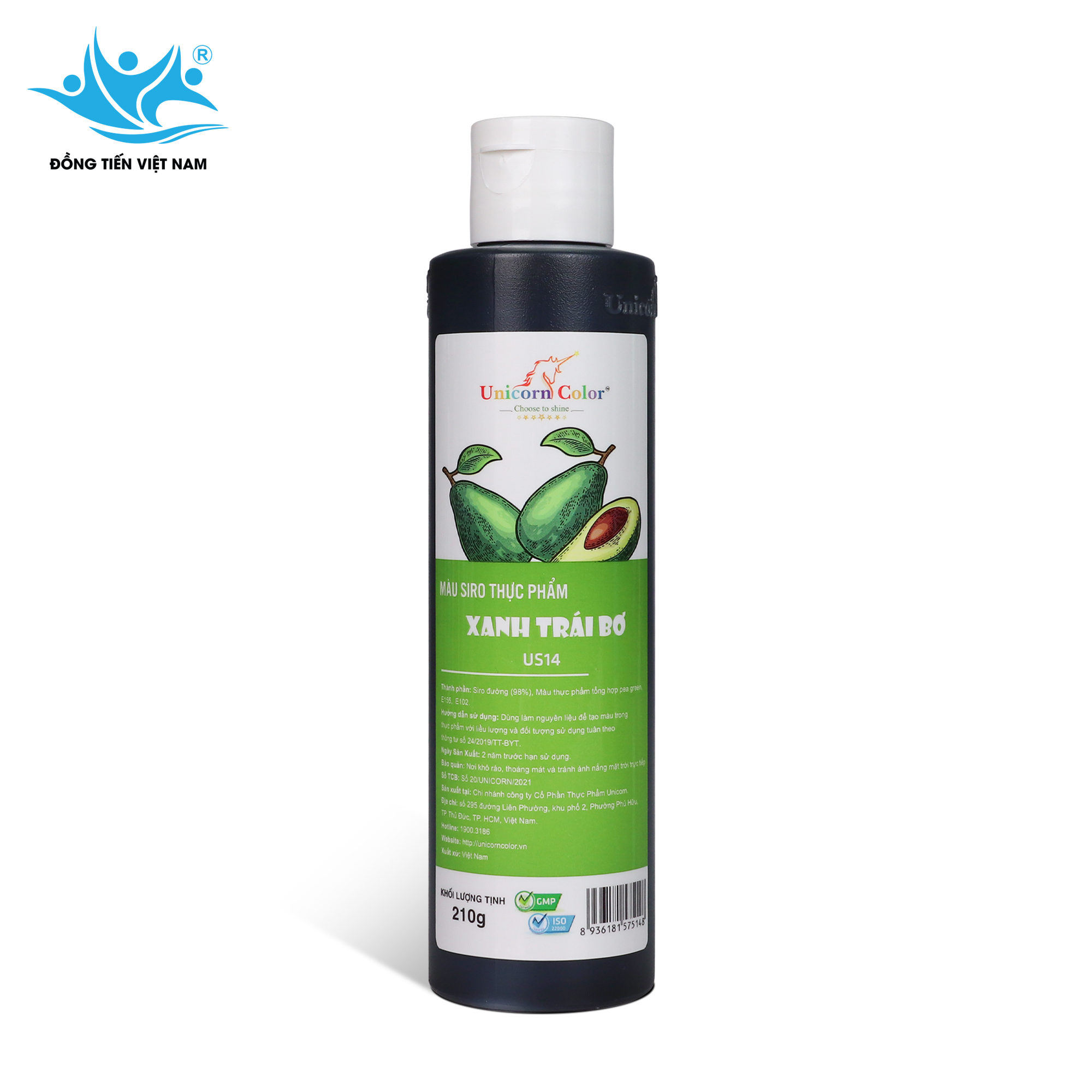 Tổng Hợp 24 Màu Unicorn 210g-Xanh Trái Bơ 