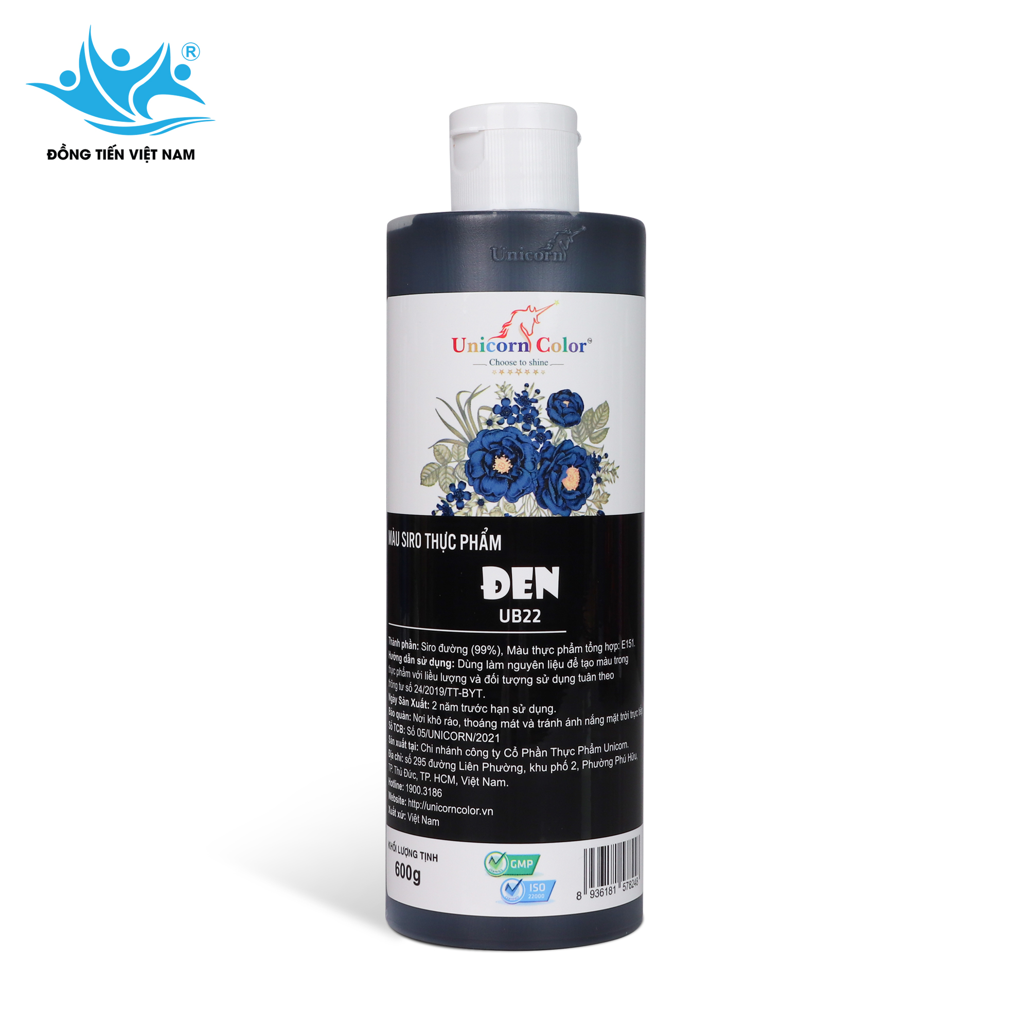 Tổng Hợp 24 Màu Unicorn 600g-Đen