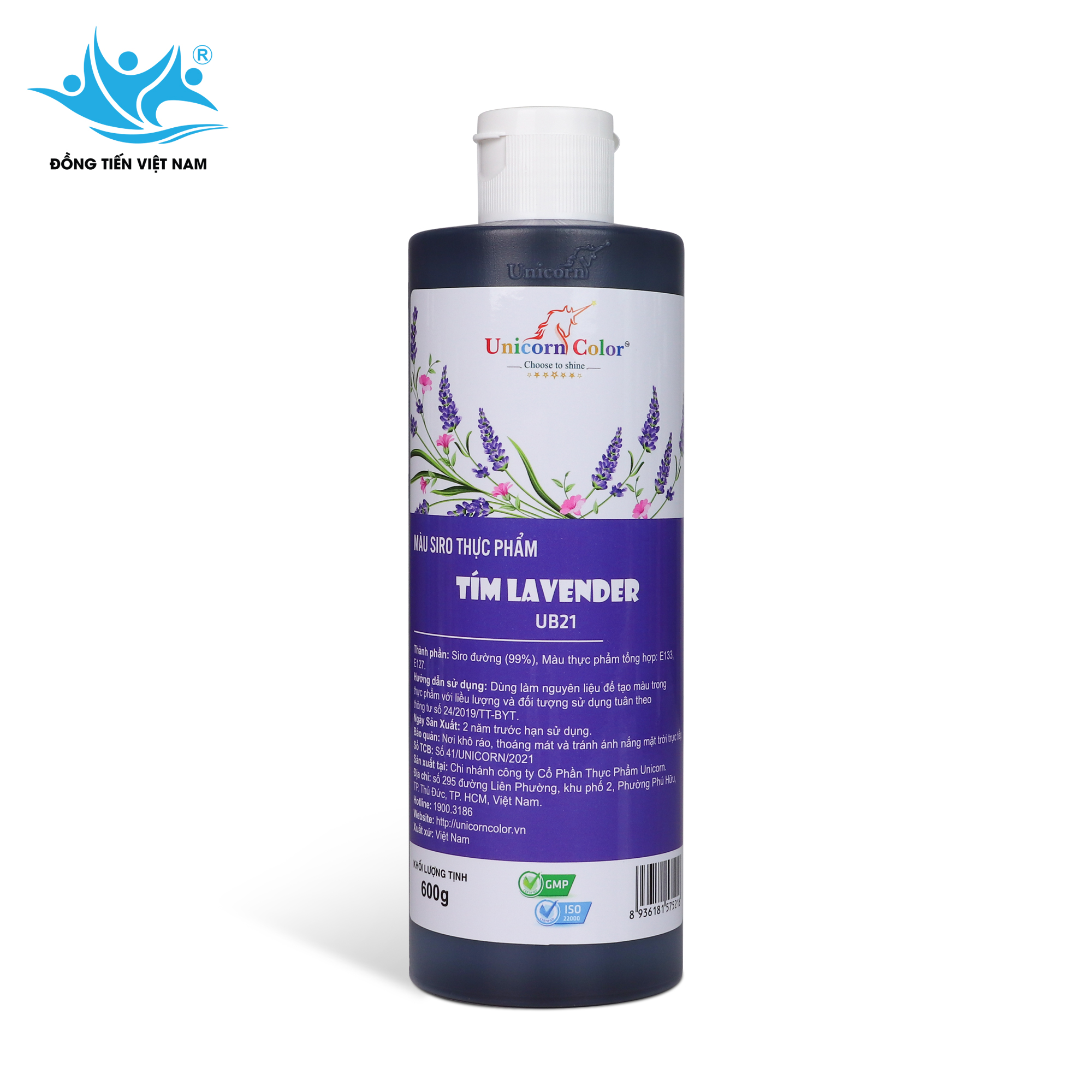 Tổng Hợp 24 Màu Unicorn 600g-Tím Lavneder