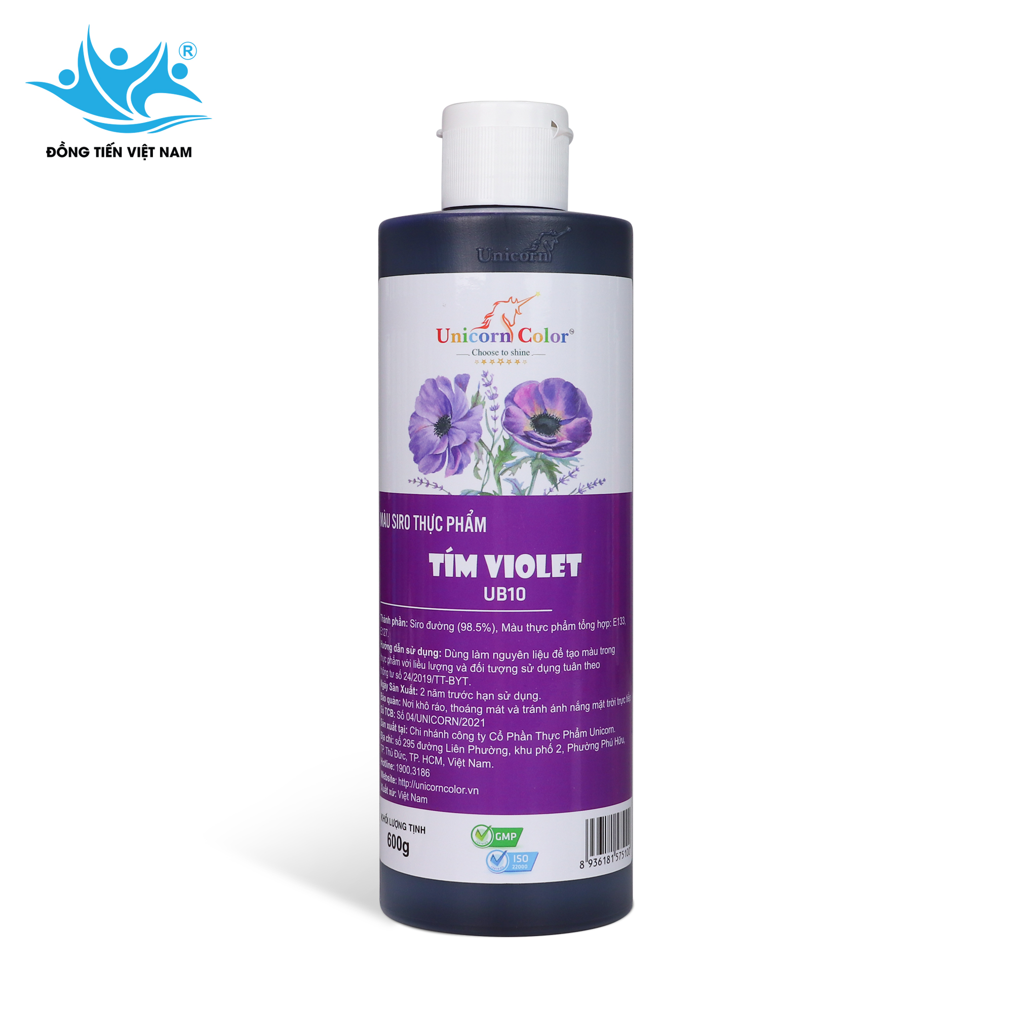 Tổng Hợp 24 Màu Unicorn 600g-Tím Violet