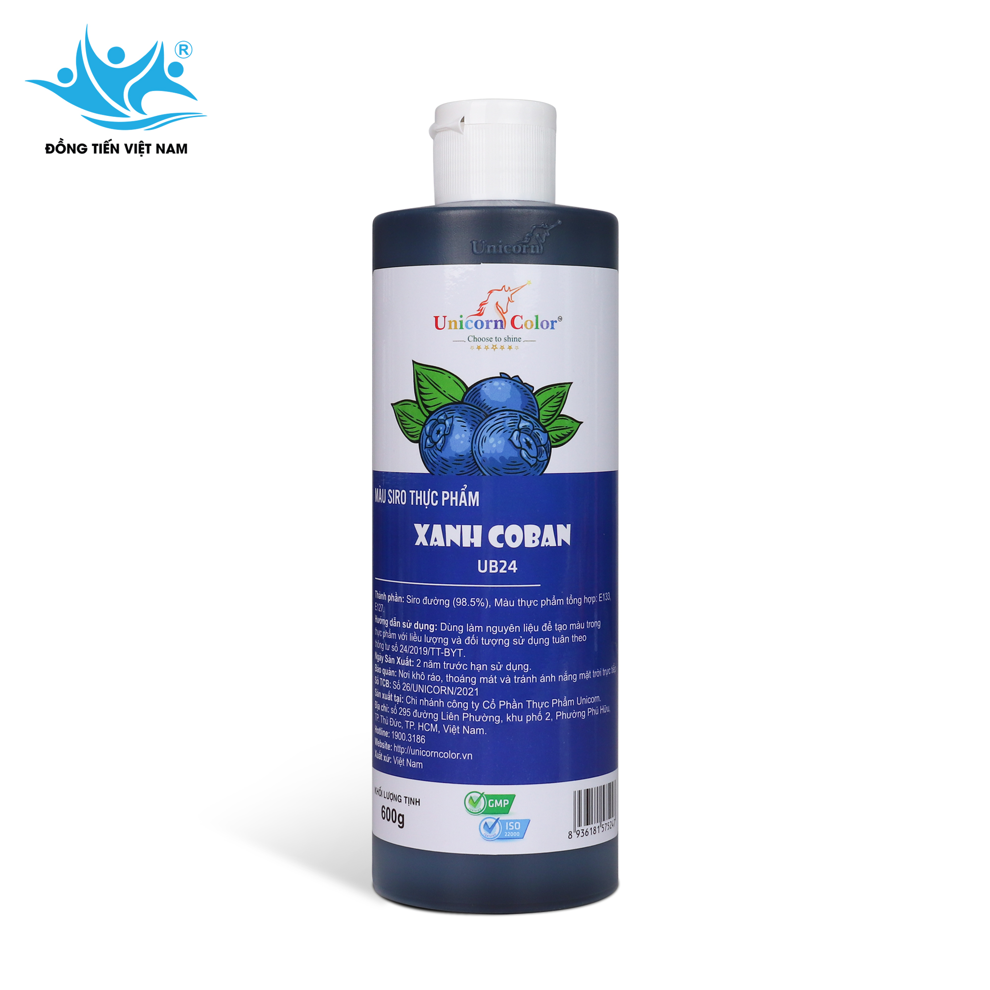 Tổng Hợp 24 Màu Unicorn 600g-Xanh Coban