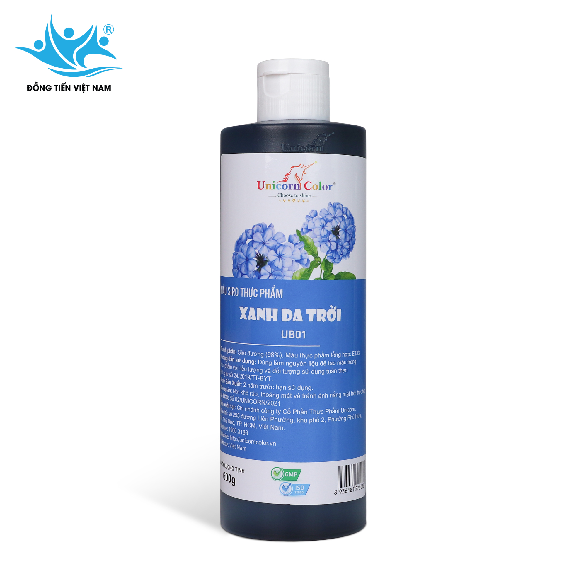 Tổng Hợp 24 Màu Unicorn 600g-Xanh Da Trời