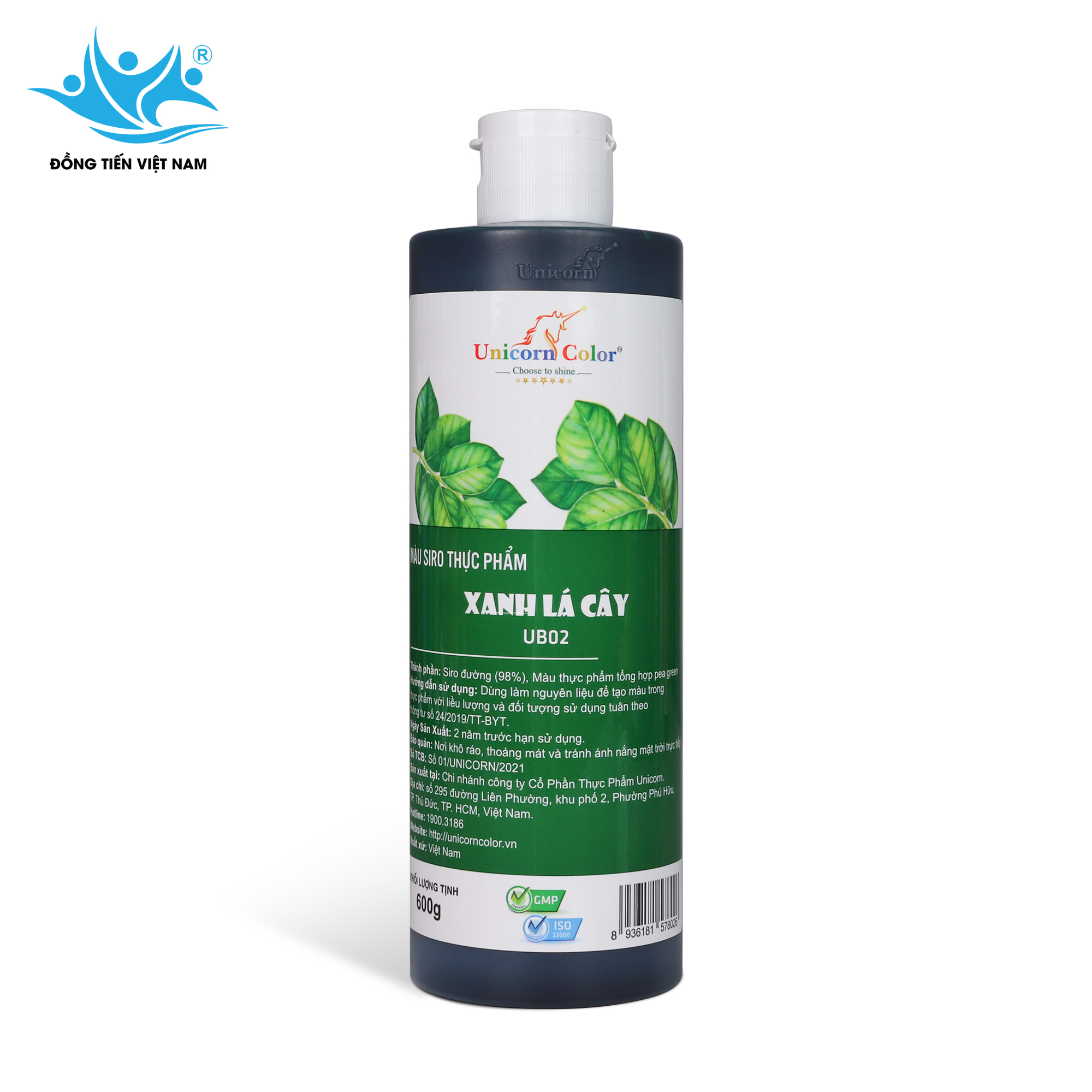 Tổng Hợp 24 Màu Unicorn 600g-Xanh Lá Cây