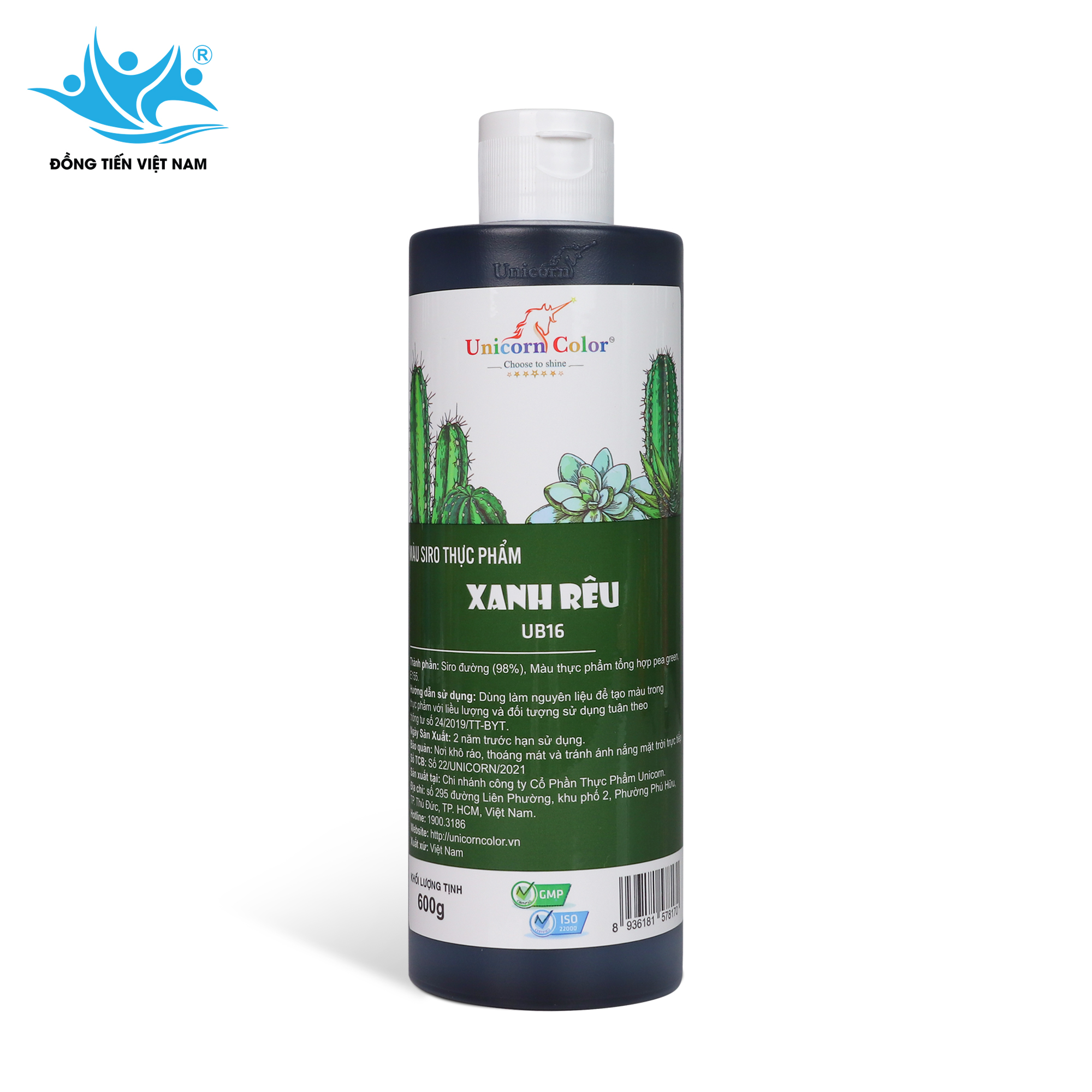 Tổng Hợp 24 Màu Unicorn 600g-Xanh Rêu