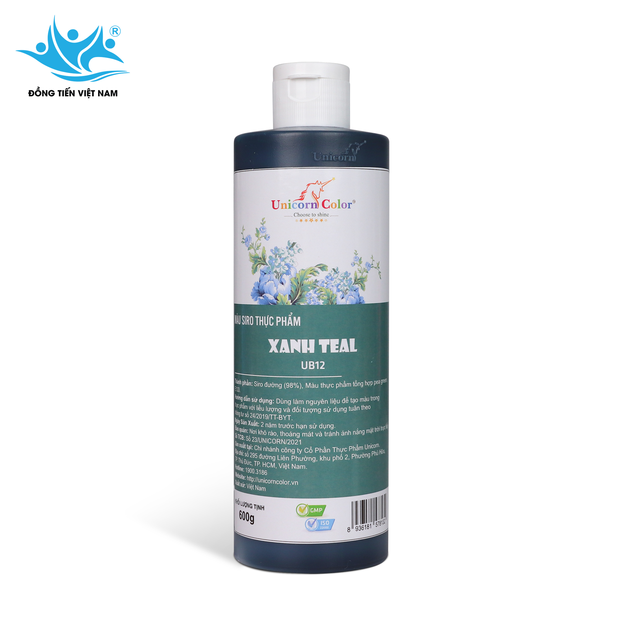 Tổng Hợp 24 Màu Unicorn 600g-Xanh Teal