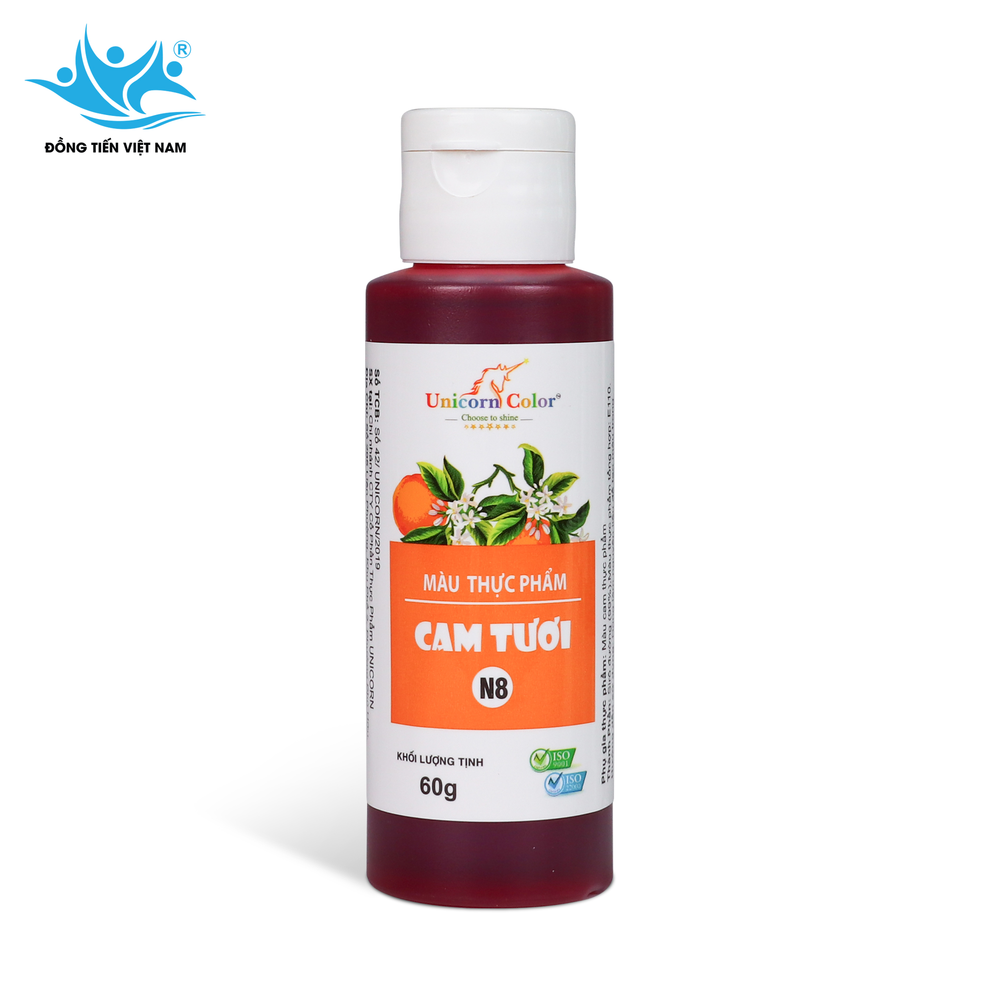 Tổng Hợp 24 Màu Unicorn 60g-Cam Tươi