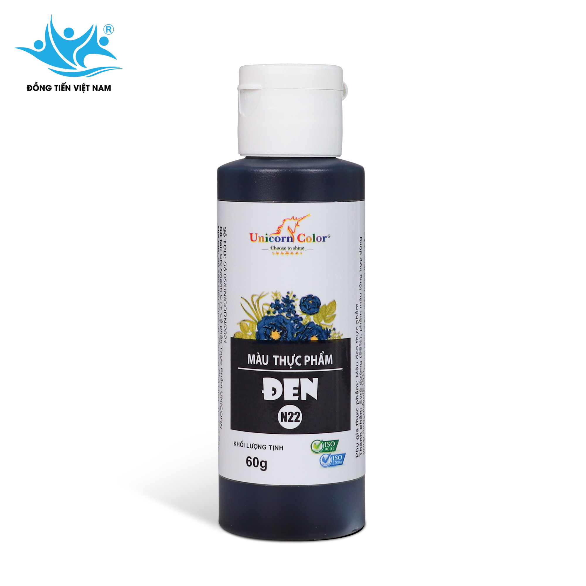 Tổng Hợp 24 Màu Unicorn 60g-Đen