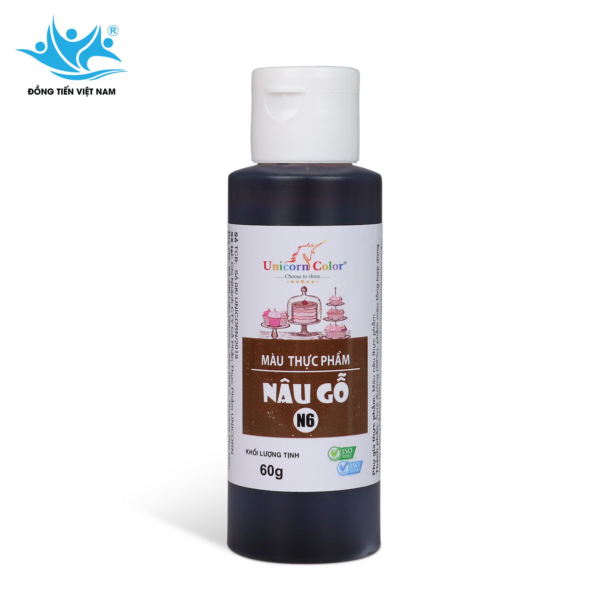 Tổng Hợp 24 Màu Unicorn 60g-Nâu Gỗ