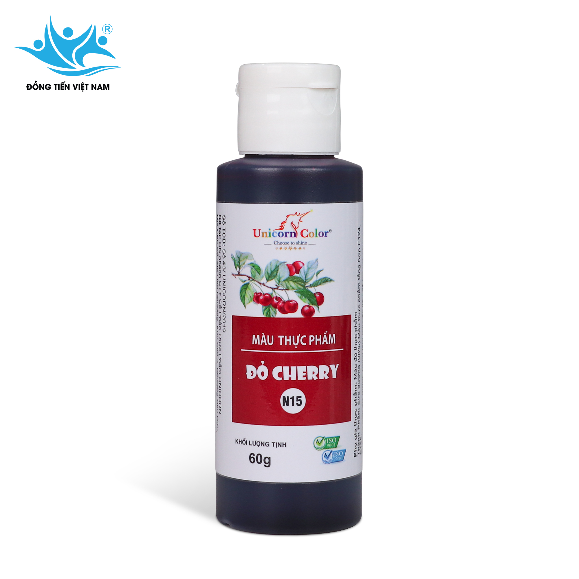 Tổng Hợp 24 Màu Unicorn 60g-Đỏ Cherry