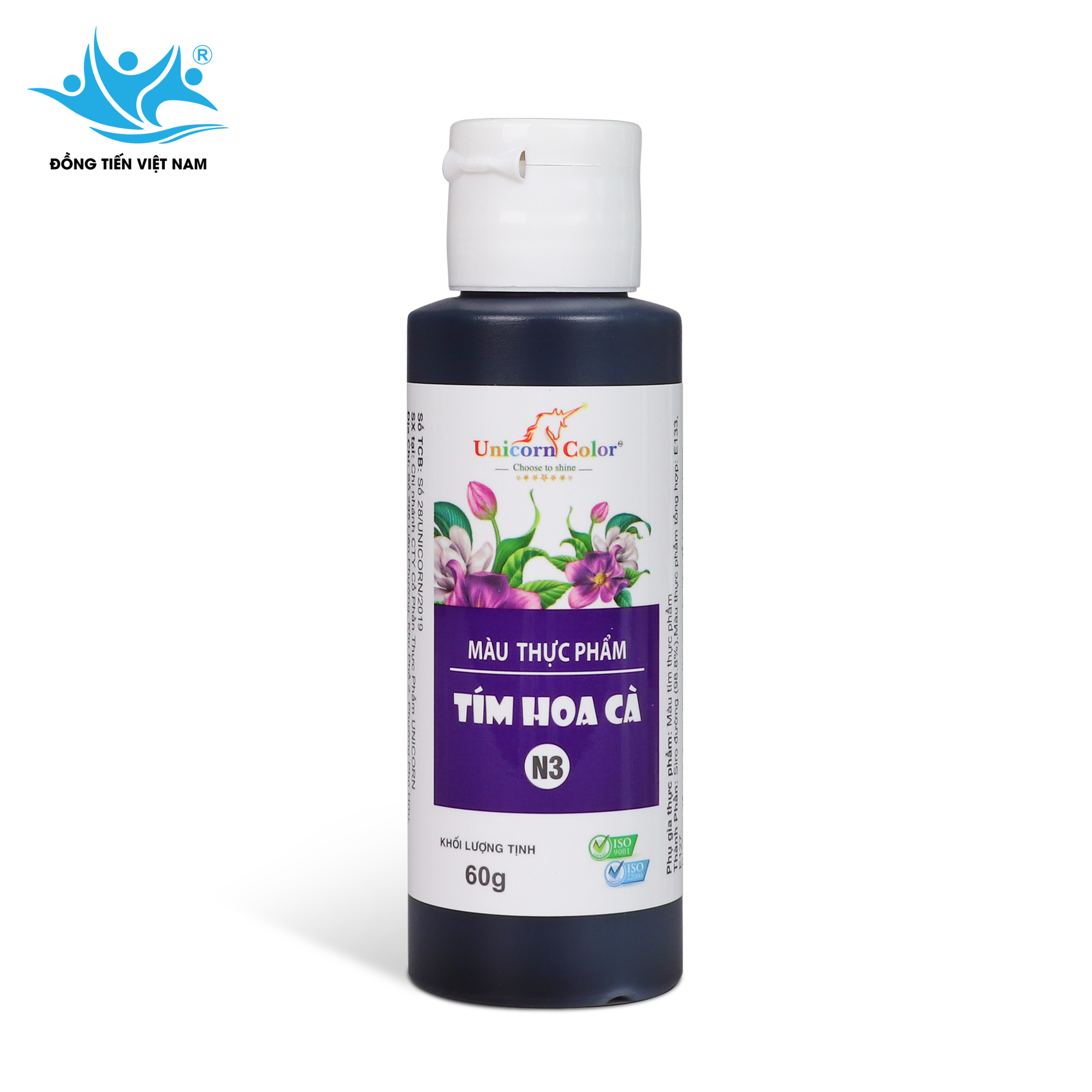 Tổng Hợp 24 Màu Unicorn 60g-Tím Hoa Cà