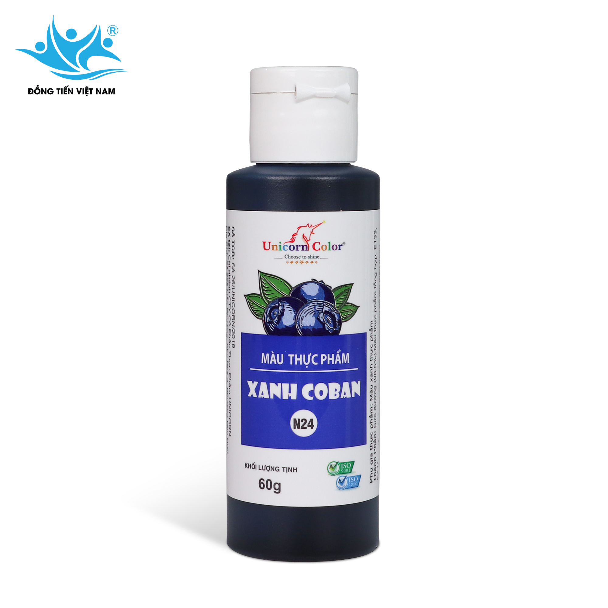 Tổng Hợp 24 Màu Unicorn 60g-Xanh Coban