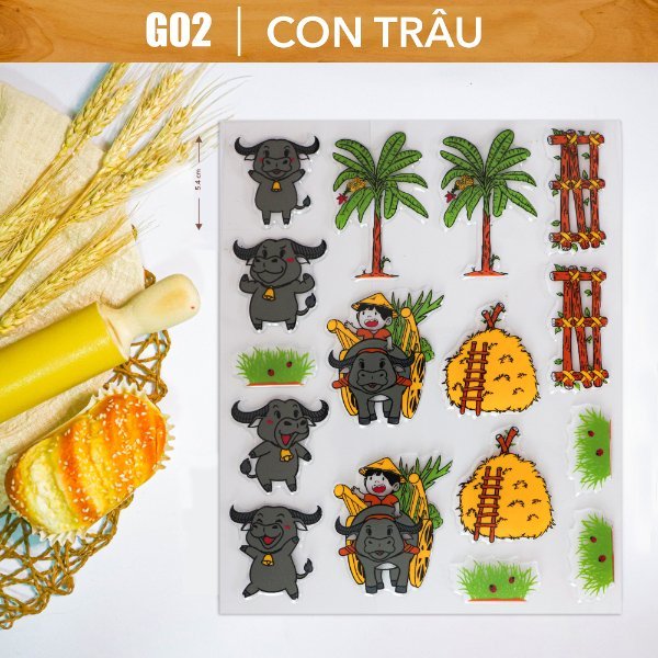 Khuôn In Hình Socola-Con Trâu