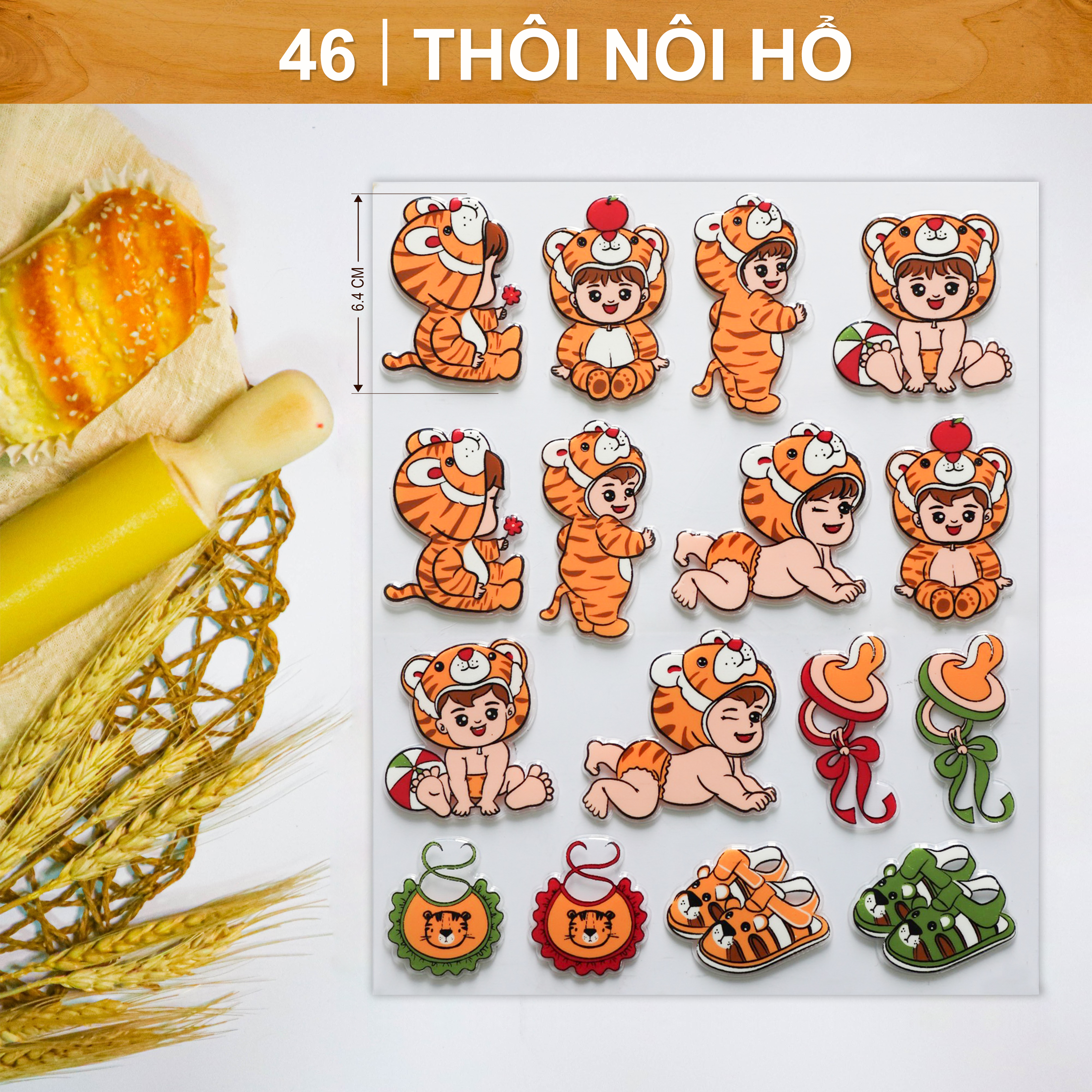 Khuôn In Hình Socola-Thôi Nôi Hổ
